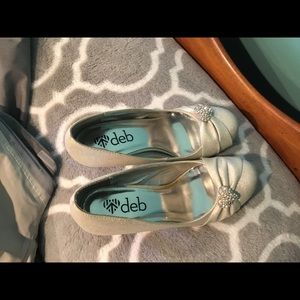 Silver heels